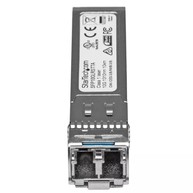 “StarTech.com Cisco SFP-10G-LR-S” suderinamas SFP+ modulis – 10GBASE-LR – 10GbE vienmodis šviesolaidinis (SMF) optinis siųstuvas-imtuvas – 10GE Gigabit Ethernet SFP+ – LC 10km – 1310nm – DDM Cisco Firepower, ASR9000, C9300