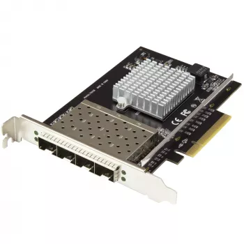 “StarTech.com” keturių prievadų 10G SFP+ tinklo plokštė - Intel XL710 atviras SFP+ konverguotas adapteris - PCIe 10 gigabito eterneto serverio NIC - 10GbE šviesolaidinė LAN plokštė - Dell PowerEdge HPE ProLiant