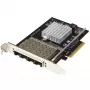 “StarTech.com” keturių prievadų 10G SFP+ tinklo plokštė - Intel XL710 atviras SFP+ konverguotas adapteris - PCIe 10 gigabito eterneto serverio NIC - 10GbE šviesolaidinė LAN plokštė - Dell PowerEdge HPE ProLiant