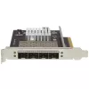 “StarTech.com” keturių prievadų 10G SFP+ tinklo plokštė - Intel XL710 atviras SFP+ konverguotas adapteris - PCIe 10 gigabito eterneto serverio NIC - 10GbE šviesolaidinė LAN plokštė - Dell PowerEdge HPE ProLiant