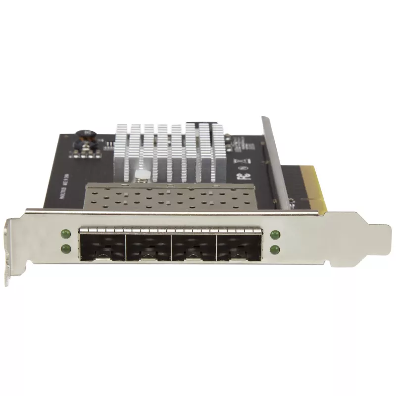 “StarTech.com” keturių prievadų 10G SFP+ tinklo plokštė - Intel XL710 atviras SFP+ konverguotas adapteris - PCIe 10 gigabito eterneto serverio NIC - 10GbE šviesolaidinė LAN plokštė - Dell PowerEdge HPE ProLiant