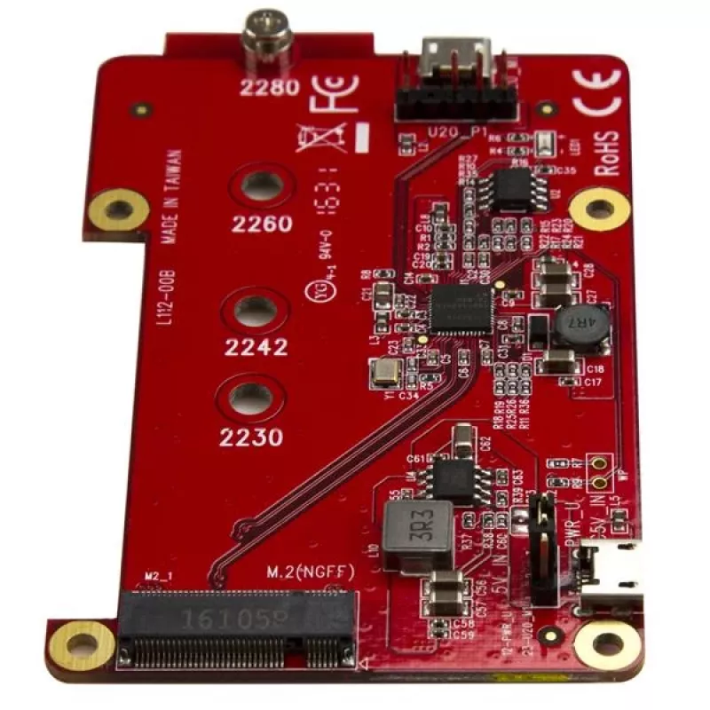 StarTech.com USB į M.2 SATA keitiklis, skirtas Raspberry Pi ir kūrimo plokštėms