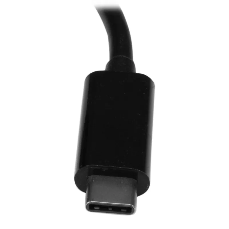 StarTech.com 3 prievadų USB-C šakotuvas su Gigabit Ethernet ir 60 W maitinimo pralaidumu nešiojamajam kompiuteriui įkrauti - USB-C į 3x USB-A (USB 3.0 SuperSpeed 5 Gbps) - USB 3.1/3.2 Gen 1 Type-C adapterio šakotuvas