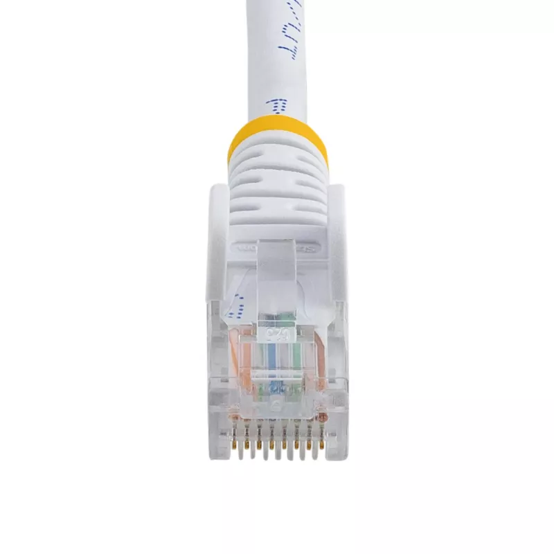 StarTech.com Cat5e Ethernet komutacinis kabelis su nelimpančiomis RJ45 jungtimis - 0,5 m, baltas