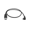 StarTech.com Micro-USB įkrovimo ir sinchronizacijos kabelis Vyriškas/Vyriškas - stačiakampis Micro-USB - 24 AWG - 0,5 m