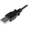 StarTech.com Micro-USB įkrovimo ir sinchronizacijos kabelis Vyriškas/Vyriškas - stačiakampis Micro-USB - 24 AWG - 0,5 m