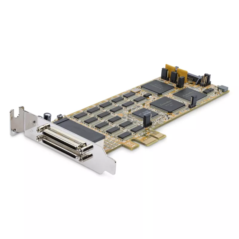 “StarTech.com” 16 prievadų žemo profilio nuoseklioji plokštė - RS232 - PCI Express