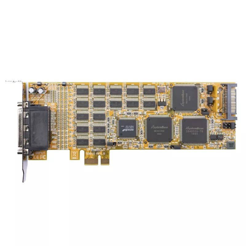 “StarTech.com” 16 prievadų žemo profilio nuoseklioji plokštė - RS232 - PCI Express