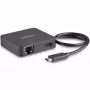 StarTech.com USB-C daugiafunkcis adapteris - nešiojama USB-C mini dokinė stotelė 4K HDMI vaizdui - Gigabitinis eternetas, USB 3.0 šakotuvas (1x USB-A 1x USB-C) - USB Type-C daugiafunkcis adapteris - suderinamas su Thunderbolt 3