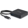 StarTech.com USB-C daugiafunkcis adapteris - nešiojama USB-C mini dokinė stotelė 4K HDMI vaizdui - Gigabitinis eternetas, USB 3.0 šakotuvas (1x USB-A 1x USB-C) - USB Type-C daugiafunkcis adapteris - suderinamas su Thunderbolt 3