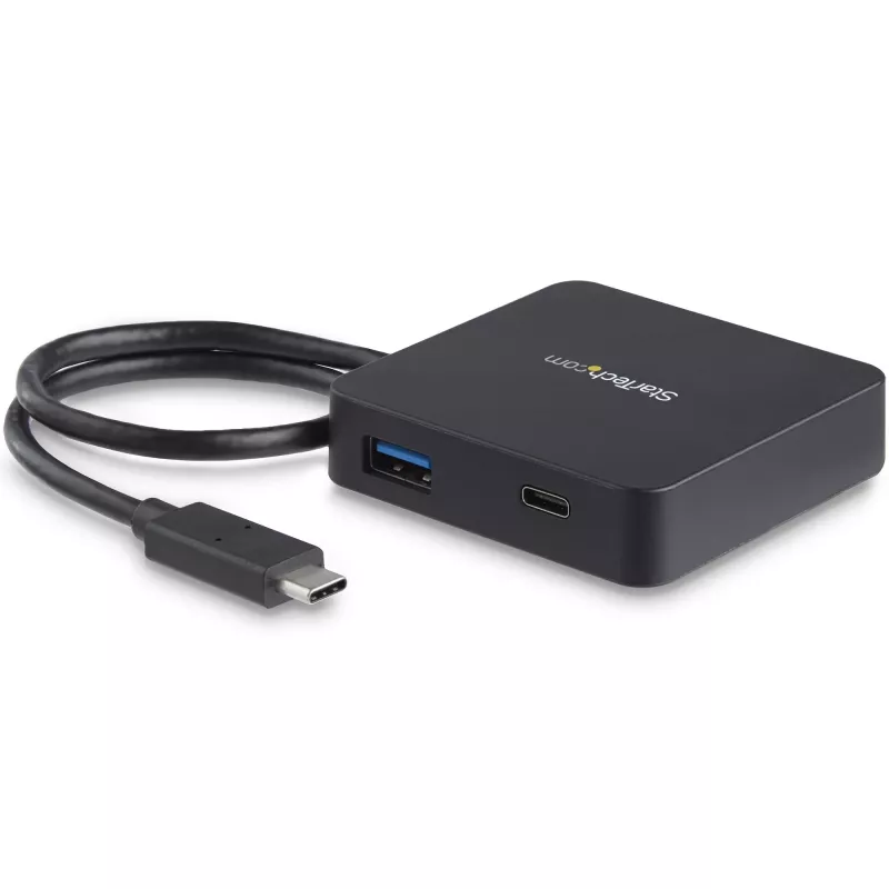 StarTech.com USB-C daugiafunkcis adapteris - nešiojama USB-C mini dokinė stotelė 4K HDMI vaizdui - Gigabitinis eternetas, USB 3.0 šakotuvas (1x USB-A 1x USB-C) - USB Type-C daugiafunkcis adapteris - suderinamas su Thunderbolt 3