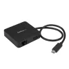 StarTech.com USB-C daugiafunkcis adapteris - nešiojama USB-C mini dokinė stotelė 4K HDMI vaizdui - Gigabitinis eternetas, USB 3.0 šakotuvas (1x USB-A 1x USB-C) - USB Type-C daugiafunkcis adapteris - suderinamas su Thunderbolt 3