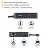 StarTech.com USB-C daugiafunkcis adapteris - nešiojama USB-C mini dokinė stotelė 4K HDMI vaizdui - Gigabitinis eternetas, USB 3.0 šakotuvas (1x USB-A 1x USB-C) - USB Type-C daugiafunkcis adapteris - suderinamas su Thunderbolt 3