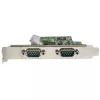 StarTech.com 2 prievadų PCI Express nuosekliojo prievado plokštė su 16C1050 UART – RS232