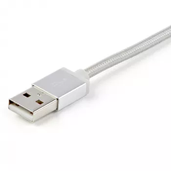 StarTech.com 1 m (3 pėd.) USB daugiakryptis įkrovimo laidas – USB į Micro-USB arba USB-C arba Lightning, skirtas iPhone / iPad / iPod / Android – Apple MFi sertifikuotas – 3 viename USB įkroviklis – Pintas