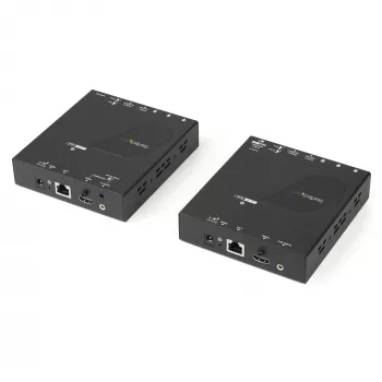 StarTech.com 4K HDMI plėtiklio rinkinys per IP su vaizdo valdymo programėle, keičiamo dydžio AV per IP su AVoIP vaizdo sienos palaikymu