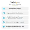 StarTech.com 4K HDMI plėtiklio rinkinys per IP su vaizdo valdymo programėle, keičiamo dydžio AV per IP su AVoIP vaizdo sienos palaikymu