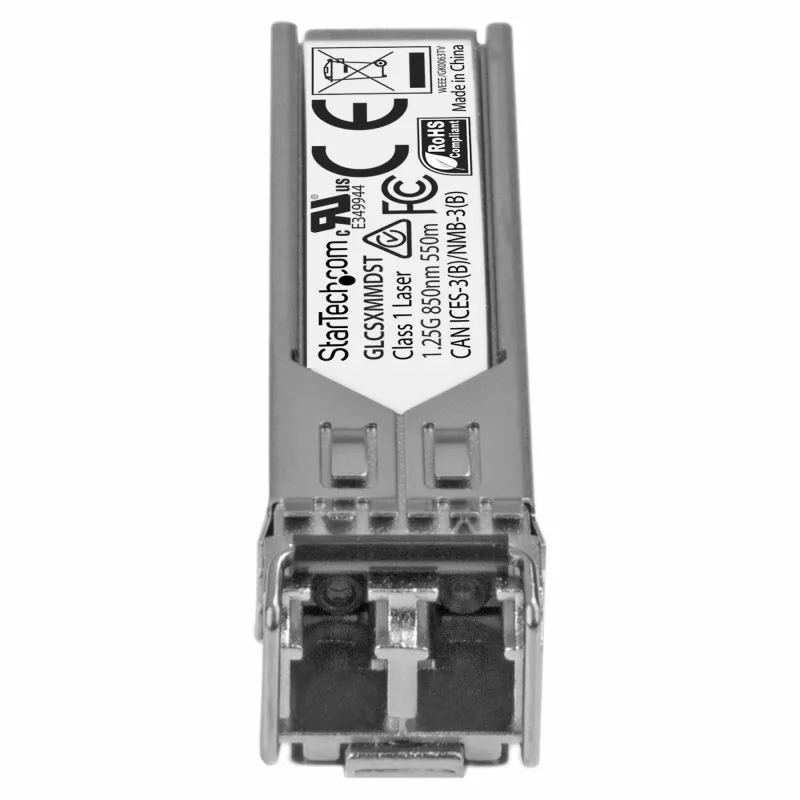StarTech.com Cisco GLC-SX-MMD suderinamas SFP siųstuvas-imtuvas modulis - 1000BASE-SX~Cisco GLC-SX-MMD suderinamas SFP modulis - 1000BASE-SX - 1GbE daugiamodė šviesolaidinė MMF optinė siųstuvas-imtuvas - 1GE Gigabit Ethernet SFP - LC 550m - 850nm - DDM Cisco Firepower, ASR920, IE2000