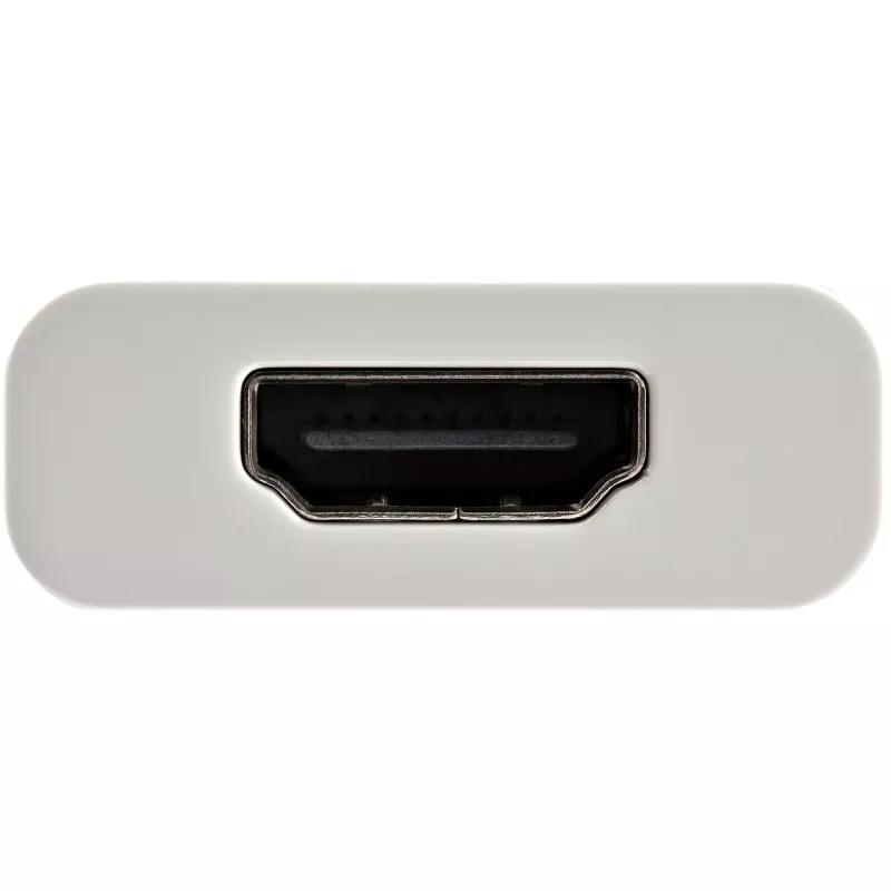 StarTech.com USB C į HDMI 2.0 adapteris su Power Delivery – 4K 60Hz USB Type-C į HDMI vaizdo keitiklis – 60W PD pralaidus įkrovimo prievadas – Thunderbolt 3 suderinamas – baltas