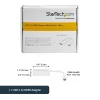 StarTech.com USB C į HDMI 2.0 adapteris su Power Delivery – 4K 60Hz USB Type-C į HDMI vaizdo keitiklis – 60W PD pralaidus įkrovimo prievadas – Thunderbolt 3 suderinamas – baltas