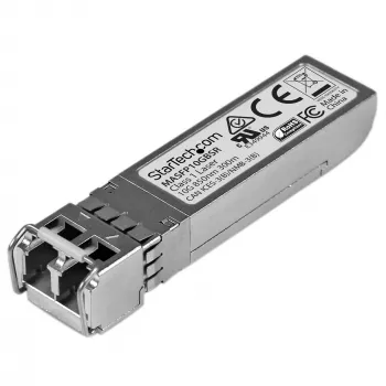 StarTech.com Cisco Meraki MA-SFP-10GB-SR Suderinamas SFP+ Siųstuvo-imtuvo Modulis – 10GBASE-SR~Cisco Meraki MA-SFP-10GB-SR Suderinamas SFP+ Modulis – 10GBASE-SR – 10GbE Daugiamodis Skaidulinis MMF Optinis Siųstuvas-imtuvas – 10GE Gigabitinis Ethernet SFP+ – LC 300m – 850nm – DDM Cisco Meraki MS225, MX400, MS250