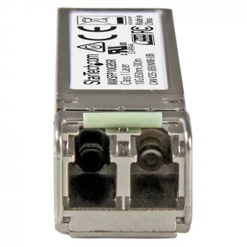StarTech.com Cisco Meraki MA-SFP-10GB-SR Suderinamas SFP+ Siųstuvo-imtuvo Modulis – 10GBASE-SR~Cisco Meraki MA-SFP-10GB-SR Suderinamas SFP+ Modulis – 10GBASE-SR – 10GbE Daugiamodis Skaidulinis MMF Optinis Siųstuvas-imtuvas – 10GE Gigabitinis Ethernet SFP+ – LC 300m – 850nm – DDM Cisco Meraki MS225, MX400, MS250