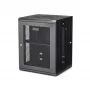 StarTech.com 4-Post 15U Wall Mount Network Cabinet su 1U Shelf, 19 inch Hinged Wall-Mounted Server Rack for Data / AV / Electronics / Computer Equipment, Flexible Vented Rack Enclosure