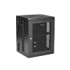 StarTech.com 4-Post 15U Wall Mount Network Cabinet su 1U Shelf, 19 inch Hinged Wall-Mounted Server Rack for Data / AV / Electronics / Computer Equipment, Flexible Vented Rack Enclosure