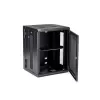 StarTech.com 4-Post 15U Wall Mount Network Cabinet su 1U Shelf, 19 inch Hinged Wall-Mounted Server Rack for Data / AV / Electronics / Computer Equipment, Flexible Vented Rack Enclosure