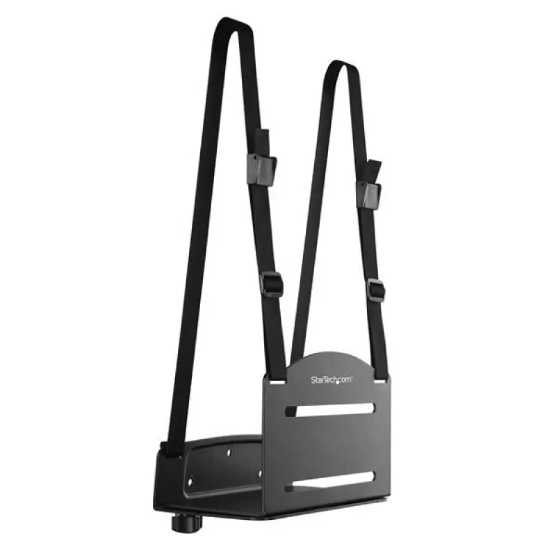 StarTech.com CPU laikiklis - Reguliuojamas kompiuterio sieninis laikiklis, Prie sienos montuojamas procesoriaus laikiklis, Universalus, 10 kg, Juodas, Plienas, Vertikalus