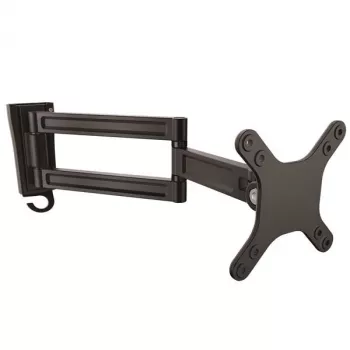 StarTech.com sieninė monitoriaus laikiklio svirtis – dvigubai pasukama, 15 kg, 33 cm (13 col.), 68,6 cm (27 col.), 75 x 75 mm, 100 x 100 mm, juoda
