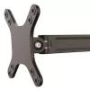 StarTech.com sieninė monitoriaus laikiklio svirtis – dvigubai pasukama, 15 kg, 33 cm (13 col.), 68,6 cm (27 col.), 75 x 75 mm, 100 x 100 mm, juoda