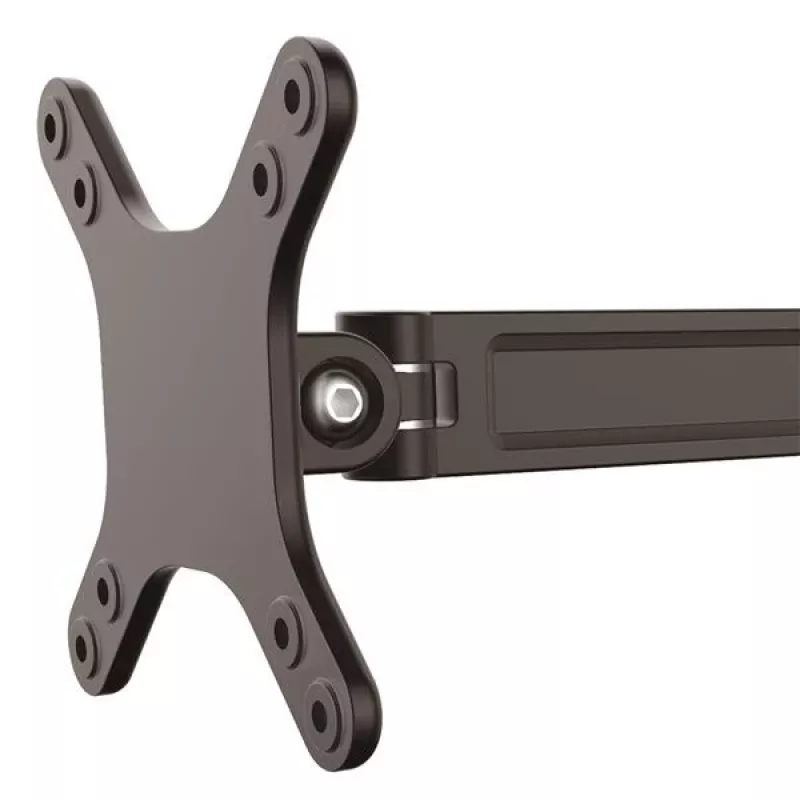 StarTech.com sieninė monitoriaus laikiklio svirtis – dvigubai pasukama, 15 kg, 33 cm (13 col.), 68,6 cm (27 col.), 75 x 75 mm, 100 x 100 mm, juoda