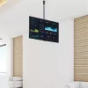 StarTech.com TV lubų laikiklis - pilnai judantis universalus kabinamas vieno ekrano laikiklis su reguliuojamu teleskopiniu trumpu stiebu - pakreipimas / pasukimas - VESA laikiklis 32–75 colių ekranams