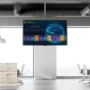 StarTech.com TV lubų laikiklis - pilnai judantis universalus kabinamas vieno ekrano laikiklis su reguliuojamu teleskopiniu trumpu stiebu - pakreipimas / pasukimas - VESA laikiklis 32–75 colių ekranams