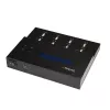 StarTech.com autonominis 1:7 USB atmintuko dauginimo ir trynimo įrenginys, kelių USB atmintukų kopijavimo aparatas, sistemos bei failų ir viso disko kopijavimas 1,5 GB/min greičiu, vieno ir trijų perėjimų trynimas, LCD ekranas – TAA