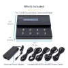 StarTech.com autonominis 1:7 USB atmintuko dauginimo ir trynimo įrenginys, kelių USB atmintukų kopijavimo aparatas, sistemos bei failų ir viso disko kopijavimas 1,5 GB/min greičiu, vieno ir trijų perėjimų trynimas, LCD ekranas – TAA