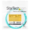 StarTech.com 3 m (10 pėd.) LC/UPC į LC/UPC OM4 daugiaskaidulis šviesolaidinis kabelis, 50/125 µm LOMMF/VCSEL Zipcord pluoštas, 100G, maži įterpimo nuostoliai – LSZH šviesolaidinis jungiamasis laidas