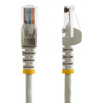 StarTech.com Cat5e Ethernet komutacinis kabelis su nesikabinančiomis RJ45 jungtimis – 7 m, pilkas