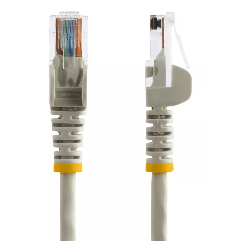 StarTech.com Cat5e Ethernet komutacinis kabelis su nesikabinančiomis RJ45 jungtimis – 7 m, pilkas