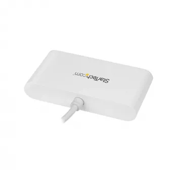 4 prievadų USB-C šakotuvas su 4x USB-A prievadais (USB 3.0 SuperSpeed 5Gbps) - maitinamas per USB magistralę - nešiojamas / nešiojamam kompiuteriui skirtas USB-C į USB-A adapteris-šakotuvas - USB 3.1 Gen 1 / USB 3.2 Gen 1 Type-C šakotuvas - baltas~4 prievadų USB-C šakotuvas su 4x USB-A prievadais (USB 3.0 SuperSpeed 5Gbps) - maitinamas per USB magistralę - nešiojamas / nešiojamam kompiuteriui…