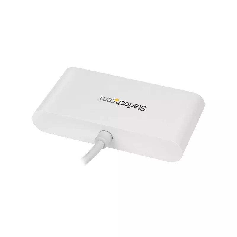 4 prievadų USB-C šakotuvas su 4x USB-A prievadais (USB 3.0 SuperSpeed 5Gbps) - maitinamas per USB magistralę - nešiojamas / nešiojamam kompiuteriui skirtas USB-C į USB-A adapteris-šakotuvas - USB 3.1 Gen 1 / USB 3.2 Gen 1 Type-C šakotuvas - baltas~4 prievadų USB-C šakotuvas su 4x USB-A prievadais (USB 3.0 SuperSpeed 5Gbps) - maitinamas per USB magistralę - nešiojamas / nešiojamam kompiuteriui…
