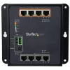 StarTech.com pramoninis 8 prievadų gigabito PoE komutatorius - 4 x PoE+ 30W - maitinimas per Ethernet - sustiprintas GbE Layer/L2 valdomas komutatorius - tvirtas didelės galios gigabito tinklo komutatorius IP-30/-40C iki +75C - TAA