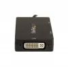 StarTech.com USB-C kelių prievadų vaizdo adapteris - 3-in-1 - 4K 30Hz - juodas