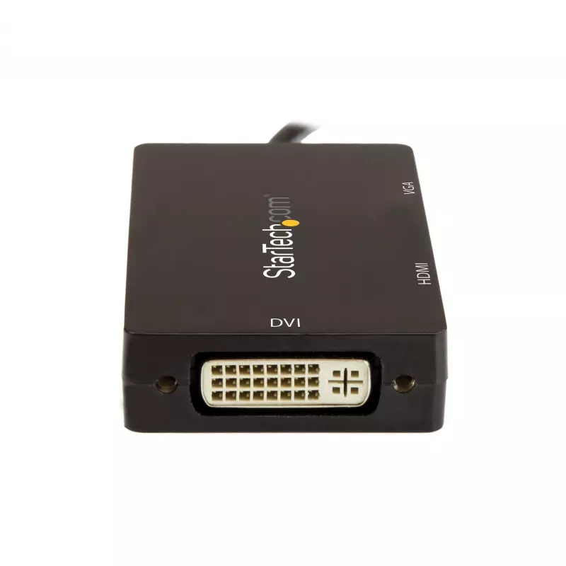 StarTech.com USB-C kelių prievadų vaizdo adapteris - 3-in-1 - 4K 30Hz - juodas
