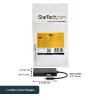 StarTech.com USB-C kelių prievadų vaizdo adapteris - 3-in-1 - 4K 30Hz - juodas