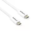 “StarTech.com Thunderbolt 3” laidas - 20 Gbps - 2 m - baltas - suderinamas su “Thunderbolt”, USB ir “DisplayPort”