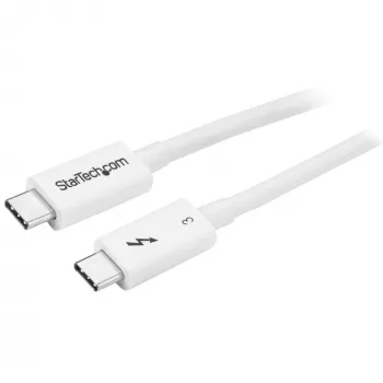 StarTech.com Thunderbolt 3 laidas – 40 Gbps – 0,5 m – baltas – suderinamas su Thunderbolt, USB ir DisplayPort