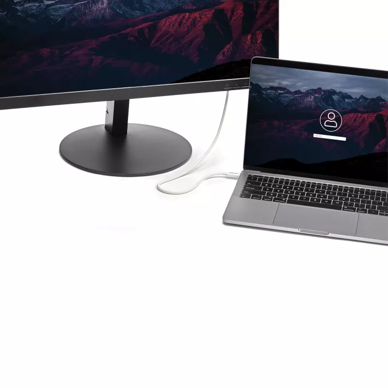 StarTech.com Thunderbolt 3 laidas – 40 Gbps – 0,5 m – baltas – suderinamas su Thunderbolt, USB ir DisplayPort