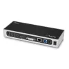 StarTech.com USB 3.0 dokinė stotelė – dviejų monitorių nešiojamojo kompiuterio dokinė stotelė su HDMI ir DVI/VGA vaizdu – 6 prievadų USB 3.1 Gen 1 5 Gbps šakotuvas, GbE, garsas – universali A tipo dokinė stotelė – Windows ir Mac